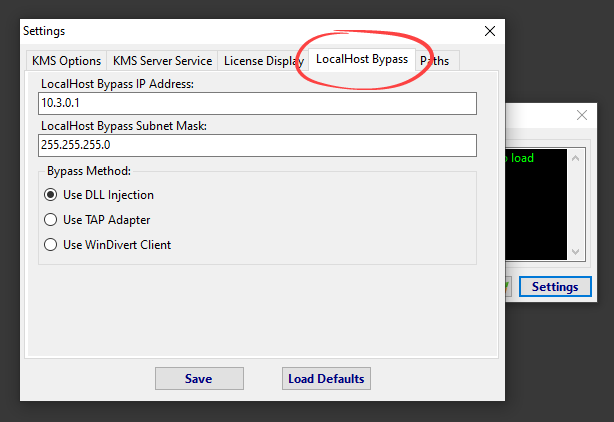Настройки локальных файлов и обхода в Microsoft Toolkit